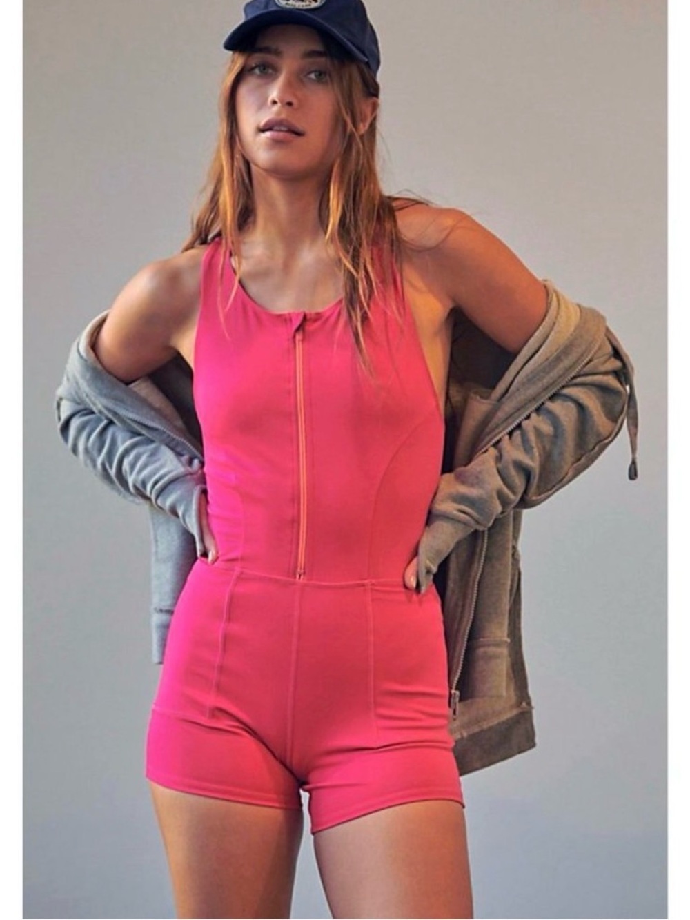 FREE PEOPLE MOVEMENT • Show me something shortsie romper - Medium